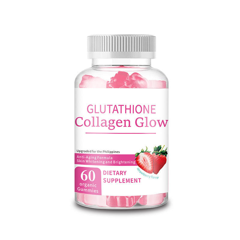 Glutathione Collagen Gummies | Brightening & Anti-Aging Soft Candy-zoom-