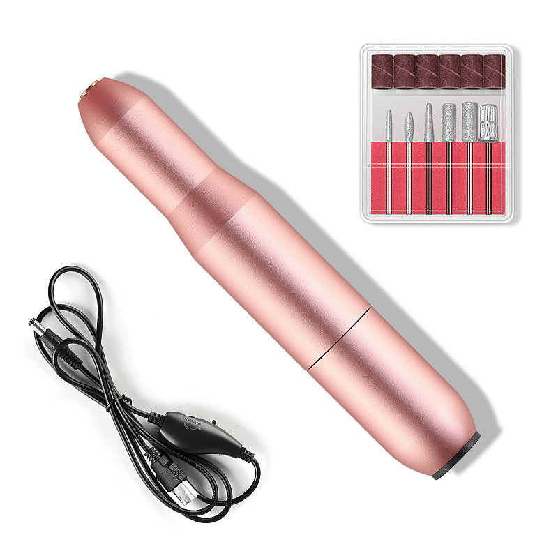 Electric Nail Drill Machine Manicure Machine Set USB Charging Mill Cutter For Manicure Nail File Pedicure Tool Nail Drill Set-zoom-