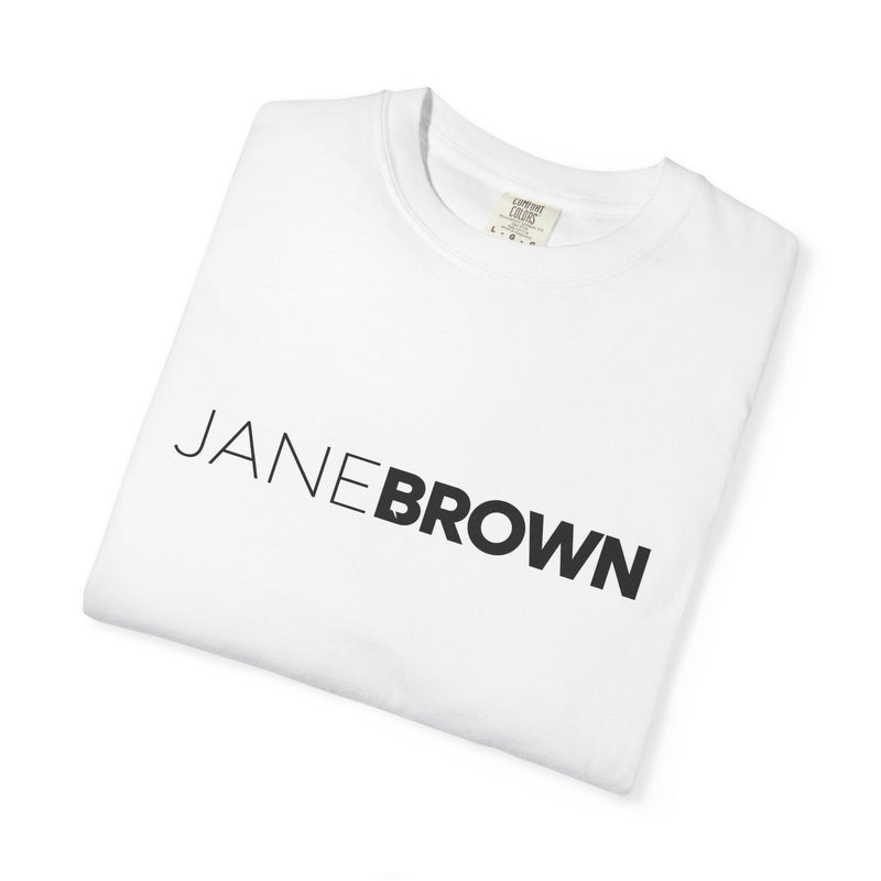 Jane Brown Logo T-Shirt | Minimal Branded Graphic Tee-zoom-