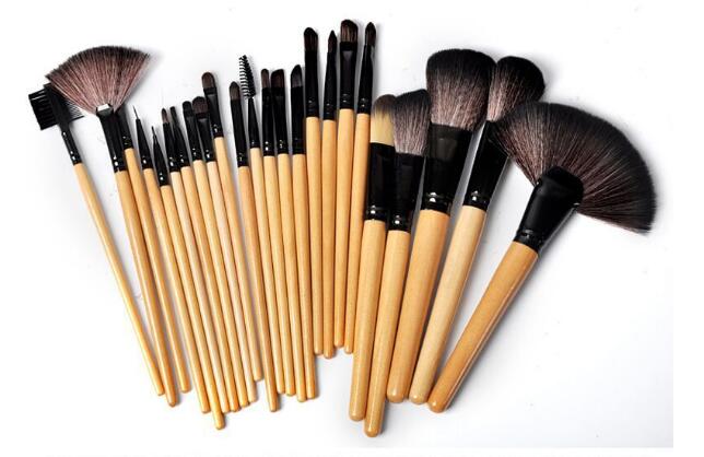 Gift Bag Of 24 Pcs Makeup Brush Sets Professional Cosmetics Brushes Eyebrow Powder Foundation Shadows Pinceaux Make Up Tools-zoom-