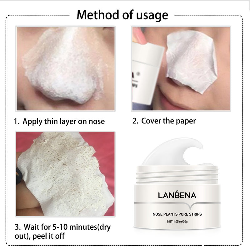 Blackhead Nasal Membrane Sucking Blackhead Tearing To Remove Acne-zoom-