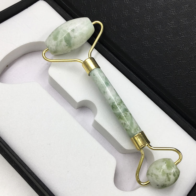 Jade Beauty Device Roller Xiuyu Double-headed Facial Massage Stick Jade Roller-zoom-