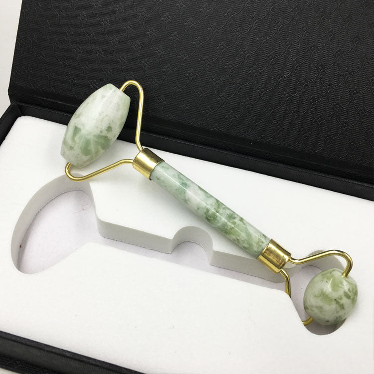 Jade Beauty Device Roller Xiuyu Double-headed Facial Massage Stick Jade Roller-zoom-