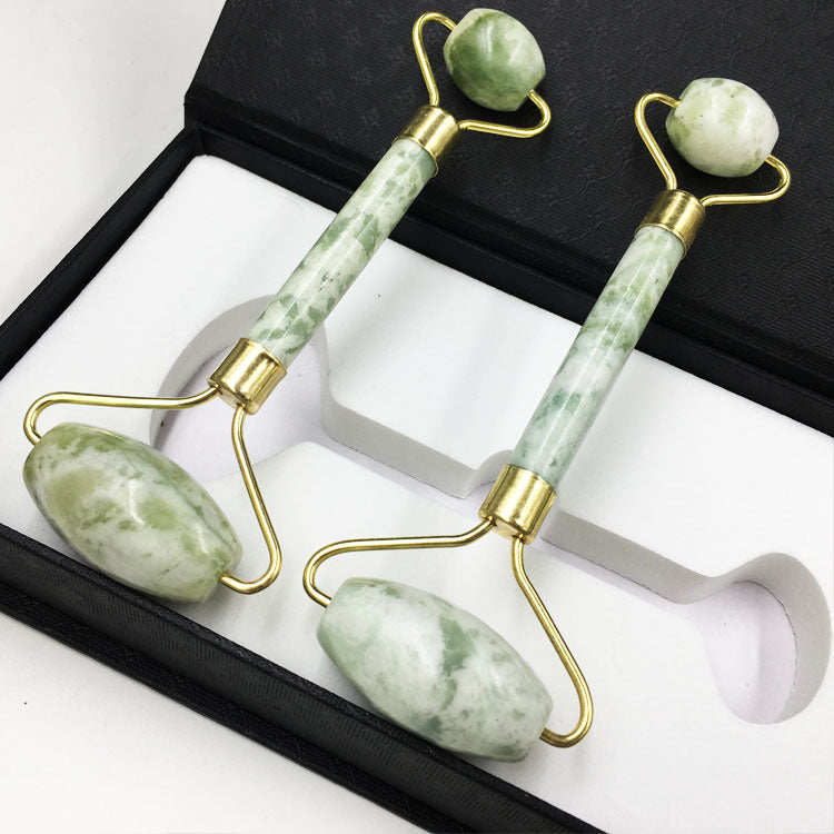 Jade Beauty Device Roller Xiuyu Double-headed Facial Massage Stick Jade Roller-zoom-