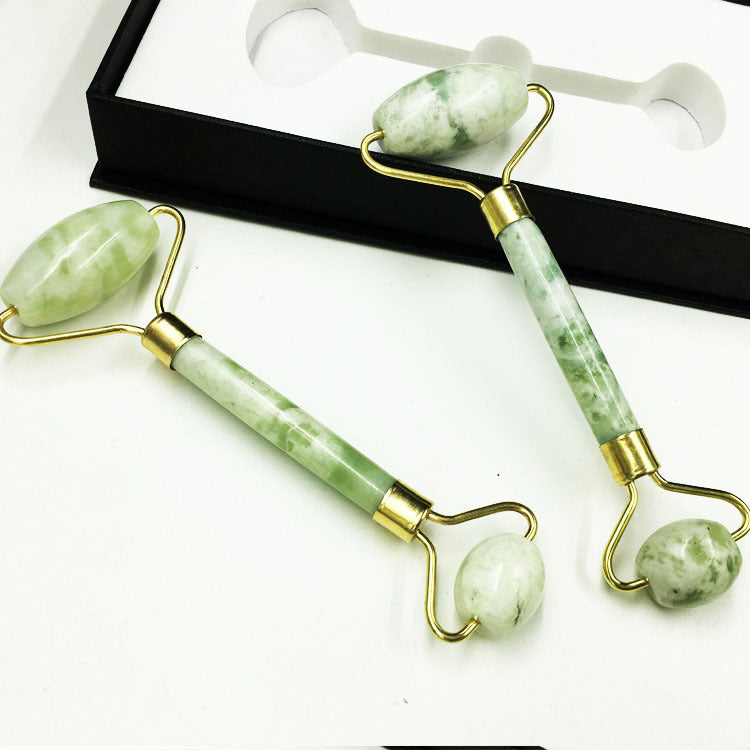 Jade Beauty Device Roller Xiuyu Double-headed Facial Massage Stick Jade Roller-zoom-