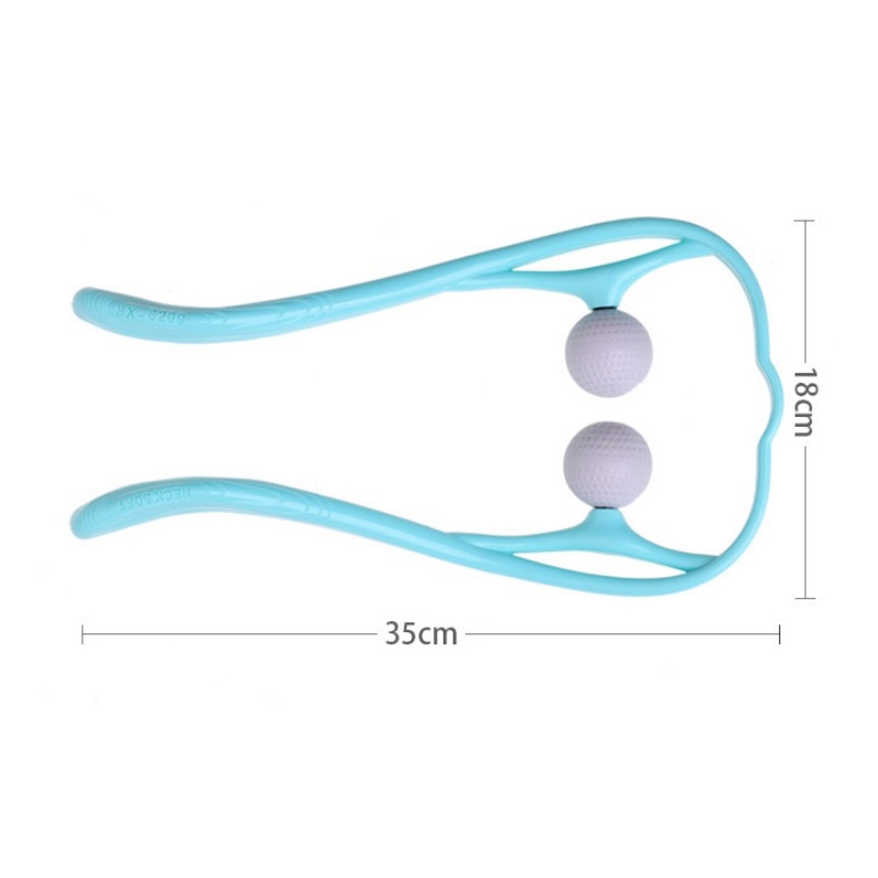 Plastic Pressure Point Therapy Neck Massageador Massagem Relieve Hand Roller Neck Massager For Neck Shoulder Trigger Point-zoom-