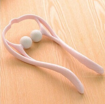 Plastic Pressure Point Therapy Neck Massageador Massagem Relieve Hand Roller Neck Massager For Neck Shoulder Trigger Point-zoom-