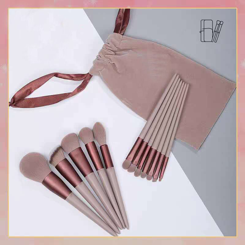 Makeup Brush Set Animal Hair Eye Shadow Loose Powder Blush Repair-zoom-