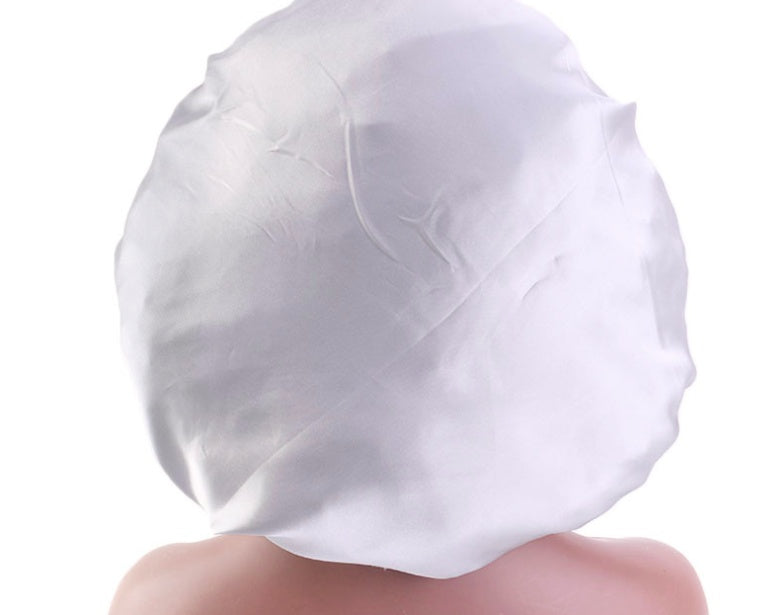 Beauty print Satin silk Bonnet sleep night cap-zoom-