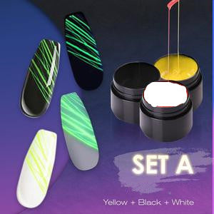 Manicure Luminous Nail Art Spider Nail Gel UV Nail Polish-zoom-
