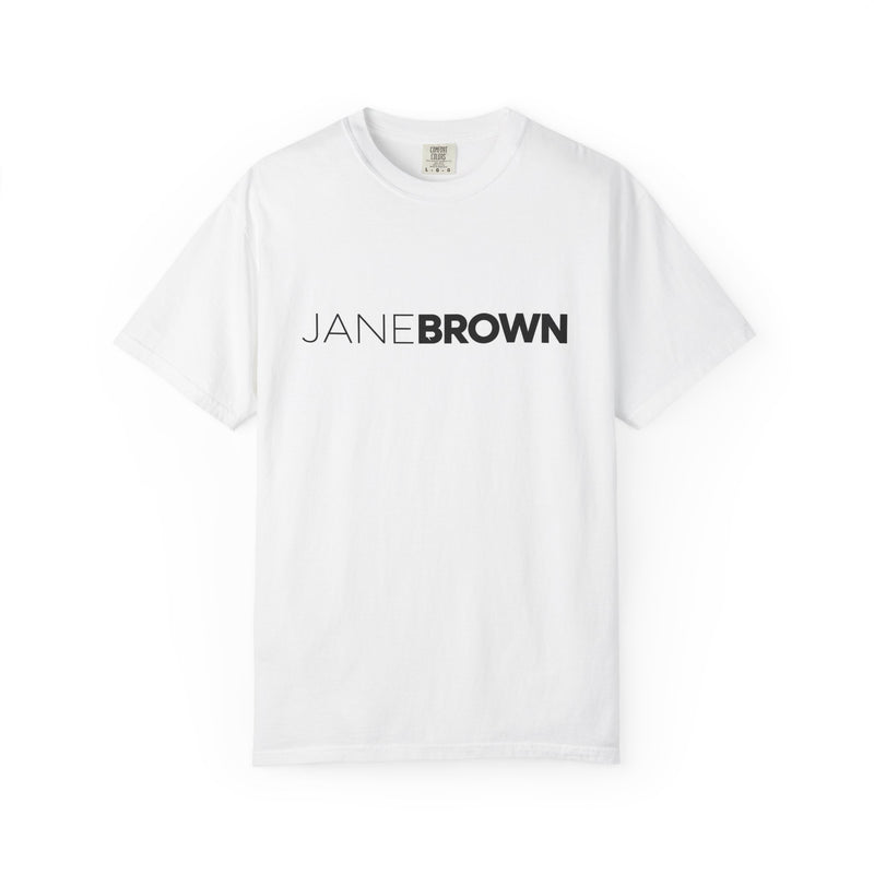Jane Brown Logo T-Shirt | Minimal Branded Graphic Tee-zoom-