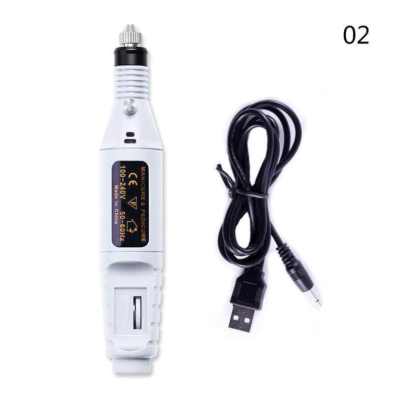 Electric Nail Drill Machine Manicure Machine Set USB Charging Mill Cutter For Manicure Nail File Pedicure Tool Nail Drill Set-zoom-