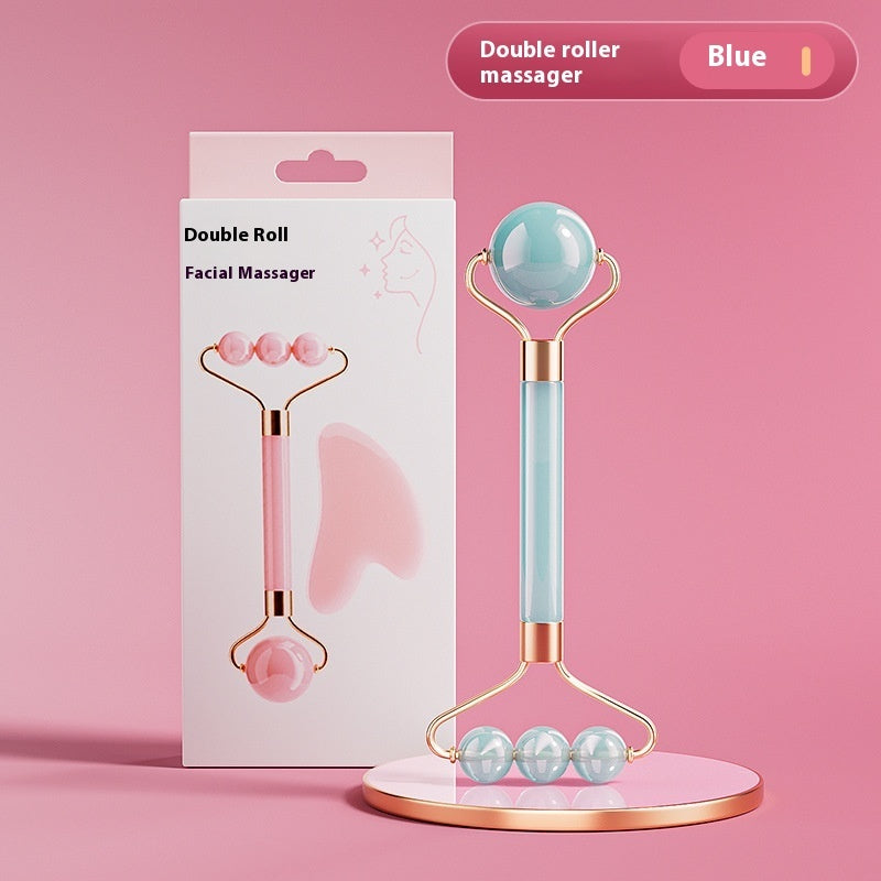 Facial Eye Scraping Massage Jade Roller-zoom-