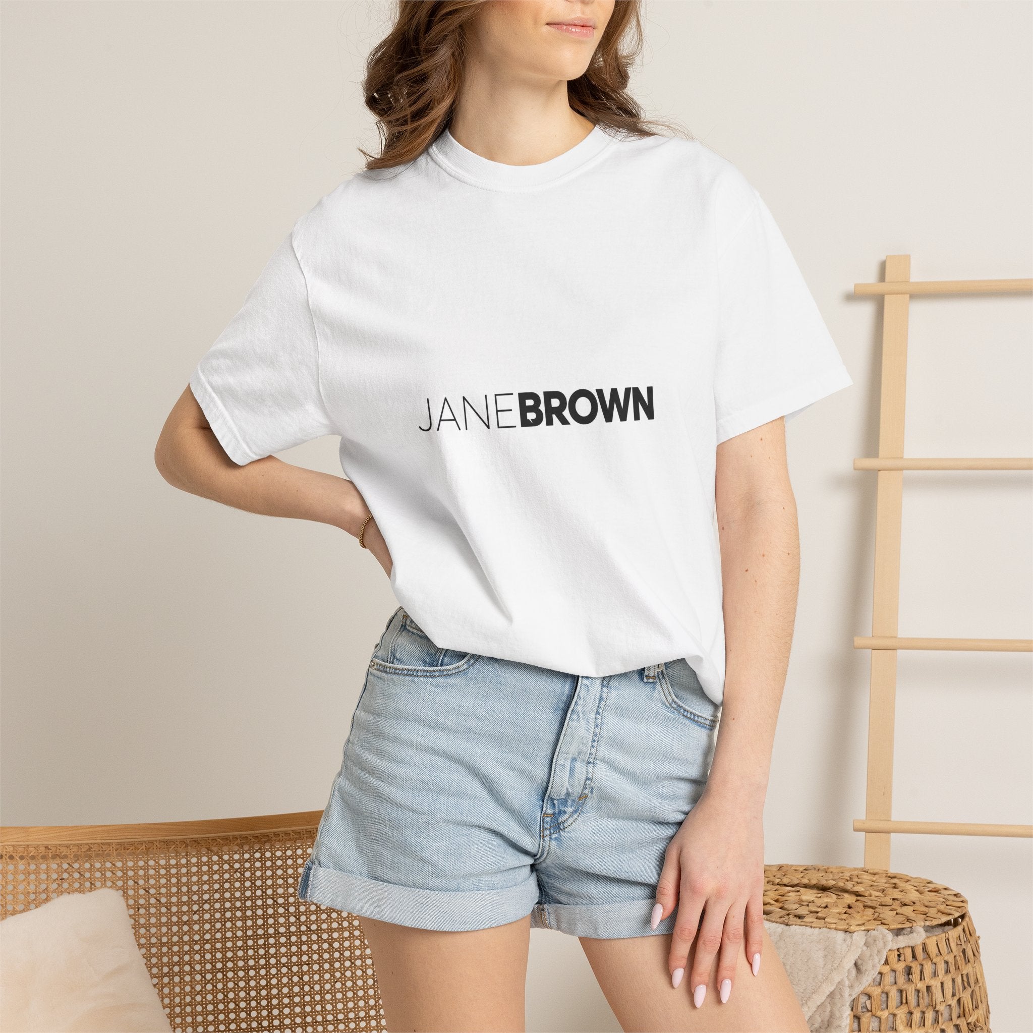 JaneBrown Logo T-Shirt — Minimalist Brand Tee-zoom-4