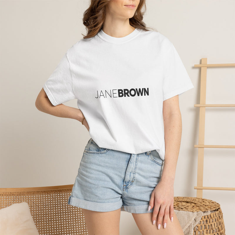 JaneBrown Logo T-Shirt — Minimalist Brand Tee-zoom-