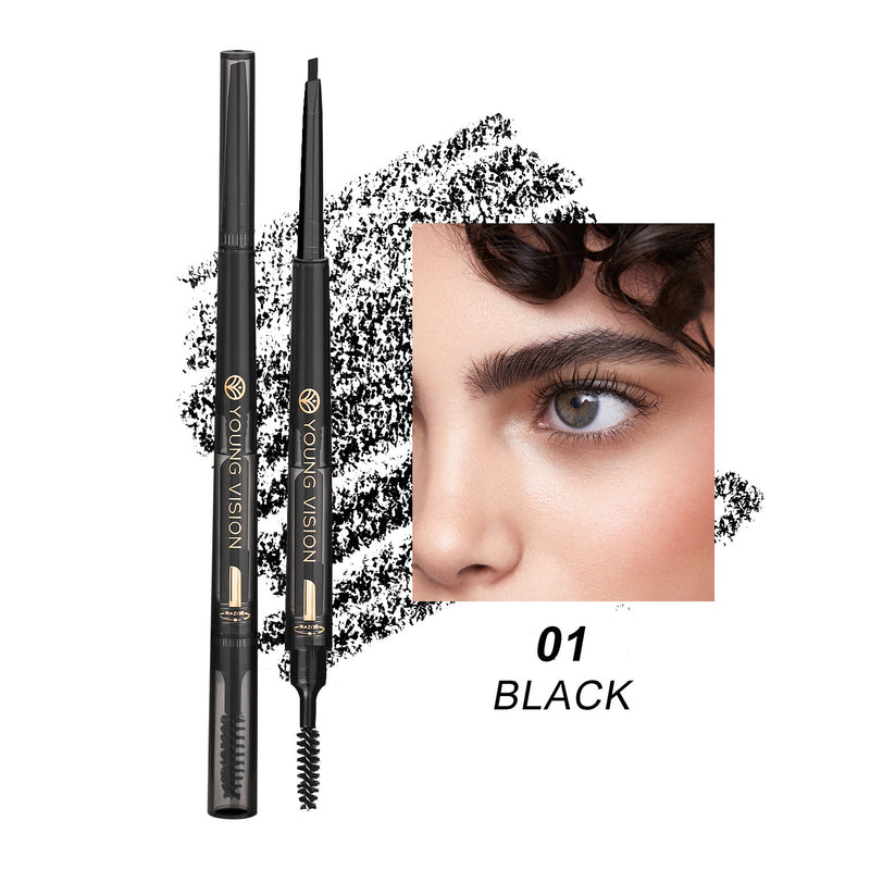 Fog Sense Three In One Eyebrow Pencil Waterproof Smear-proof-zoom-
