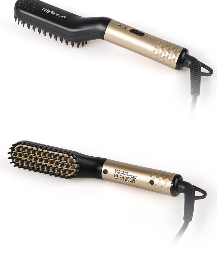 Multifunctional Hair Straightener Hair Comb Brush Men Beard Straightener Straightening-zoom-