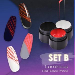 Manicure Luminous Nail Art Spider Nail Gel UV Nail Polish-zoom-
