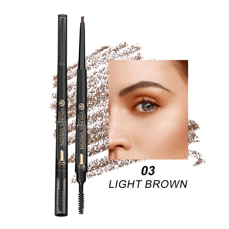 Fog Sense Three In One Eyebrow Pencil Waterproof Smear-proof-zoom-