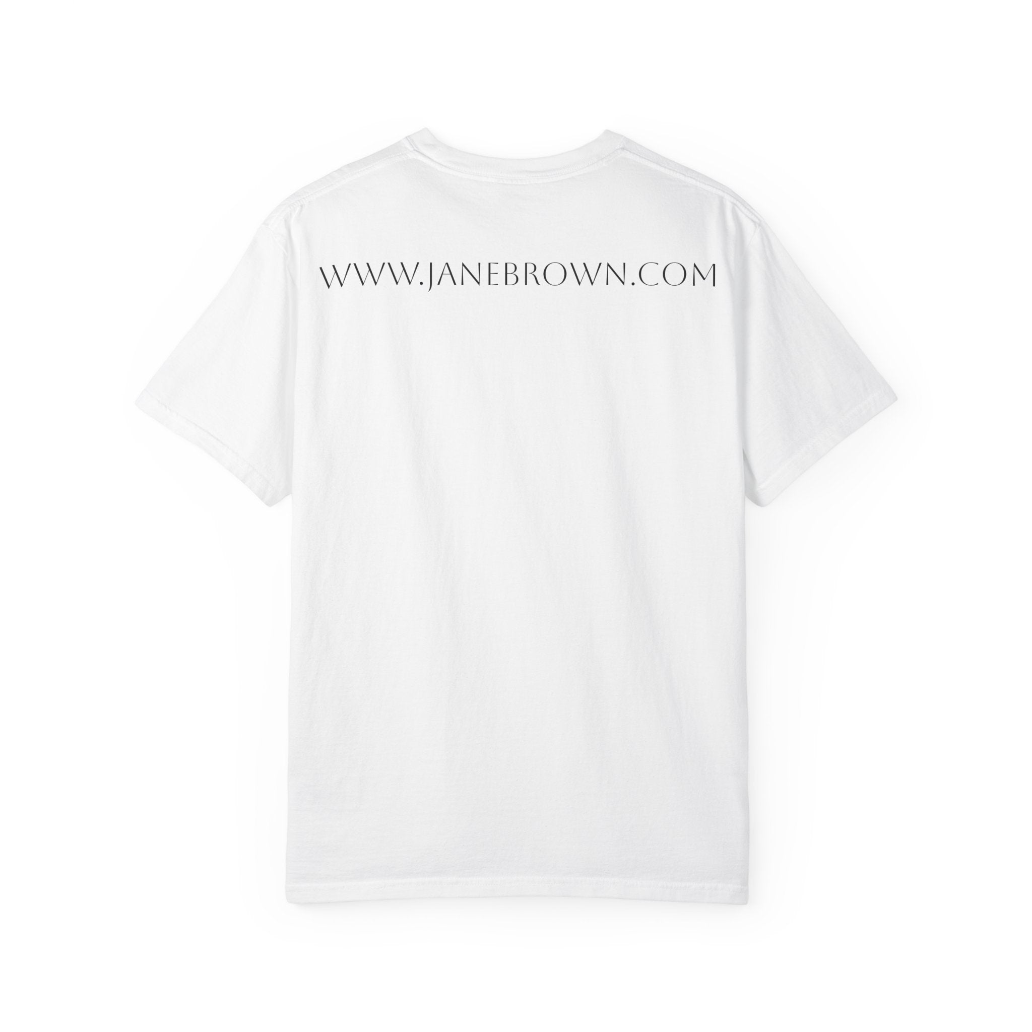 Jane Brown Logo T-Shirt | Minimal Branded Graphic Tee-zoom-3