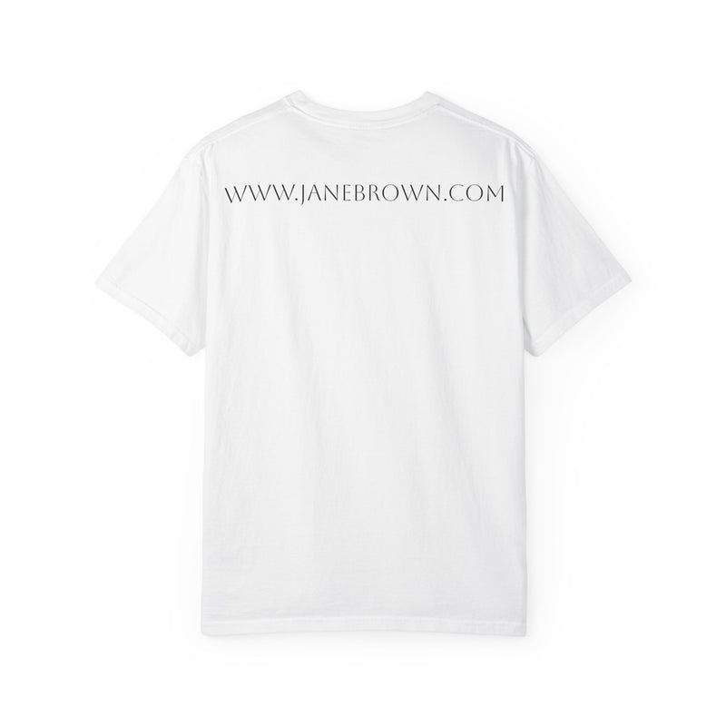 Jane Brown Logo T-Shirt | Minimal Branded Graphic Tee-zoom-