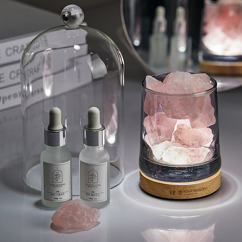 Fragrant Stone Aromatherapy Oil Gift Set Home Indoor Fragrance Crystal No Fire-zoom-