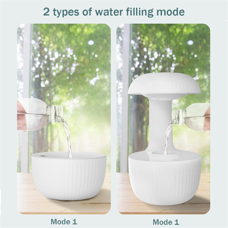 Anti-gravity Air Humidifier Mute Countercurrent Humidifier Levitating Water Drops Cool Mist Maker Fogger Relieve Fatigue-zoom-