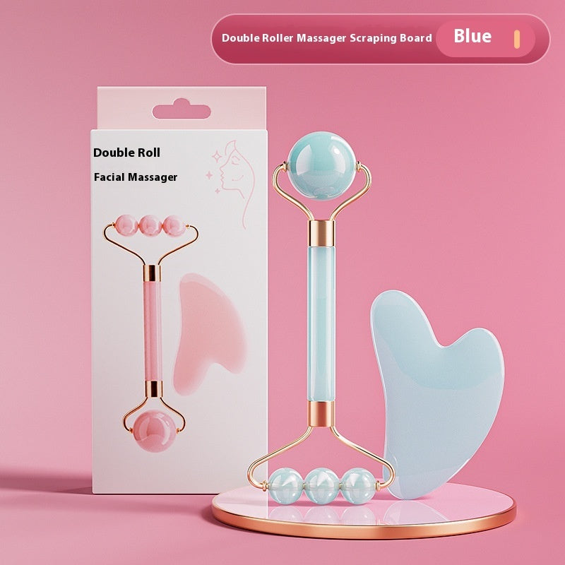 Facial Eye Scraping Massage Jade Roller-zoom-
