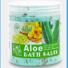 Rose Milk Petals Bath Salts Cleansing Exfoliating-zoom-
