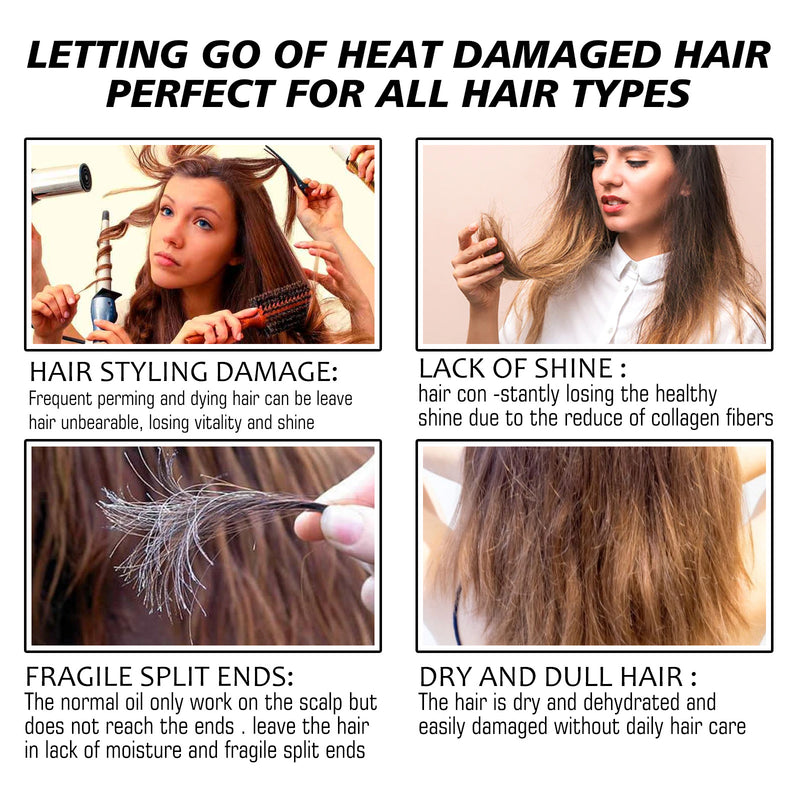 Hair Heat Insulation Protection Spray Curly Hair-zoom-