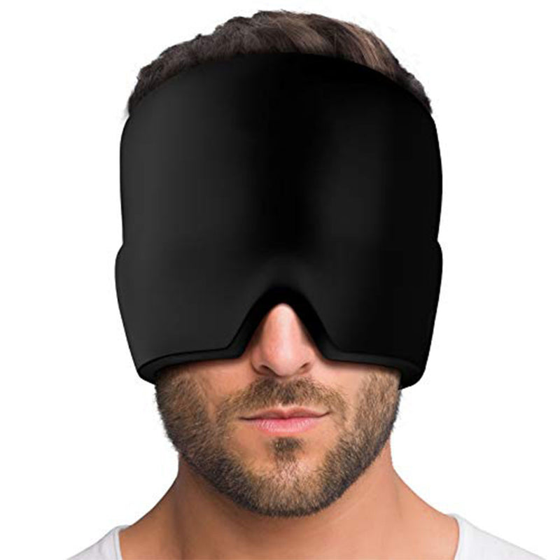 Migraine Relief Hat Cold Therapy Migraine Relief Products Comfortable Head Wrap Ice Pack Eye Mask For Puffy Eyes-zoom-