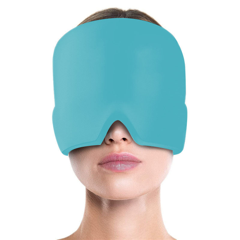 Migraine Relief Hat Cold Therapy Migraine Relief Products Comfortable Head Wrap Ice Pack Eye Mask For Puffy Eyes-zoom-