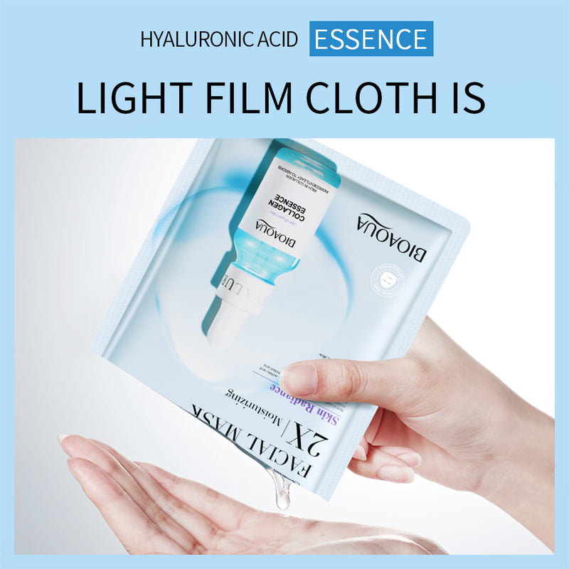 Collagen Face Mask Moisturizing Firming Face Sheet Mask Hyaluronic Acid Facial Masks Beauty Skin Care Gel Skin Care-zoom-