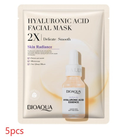Collagen Face Mask Moisturizing Firming Face Sheet Mask Hyaluronic Acid Facial Masks Beauty Skin Care Gel Skin Care-zoom-