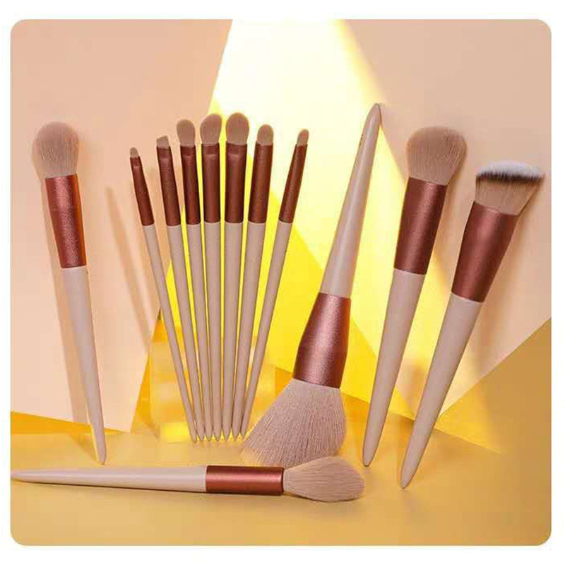 Makeup Brush Set Animal Hair Eye Shadow Loose Powder Blush Repair-zoom-