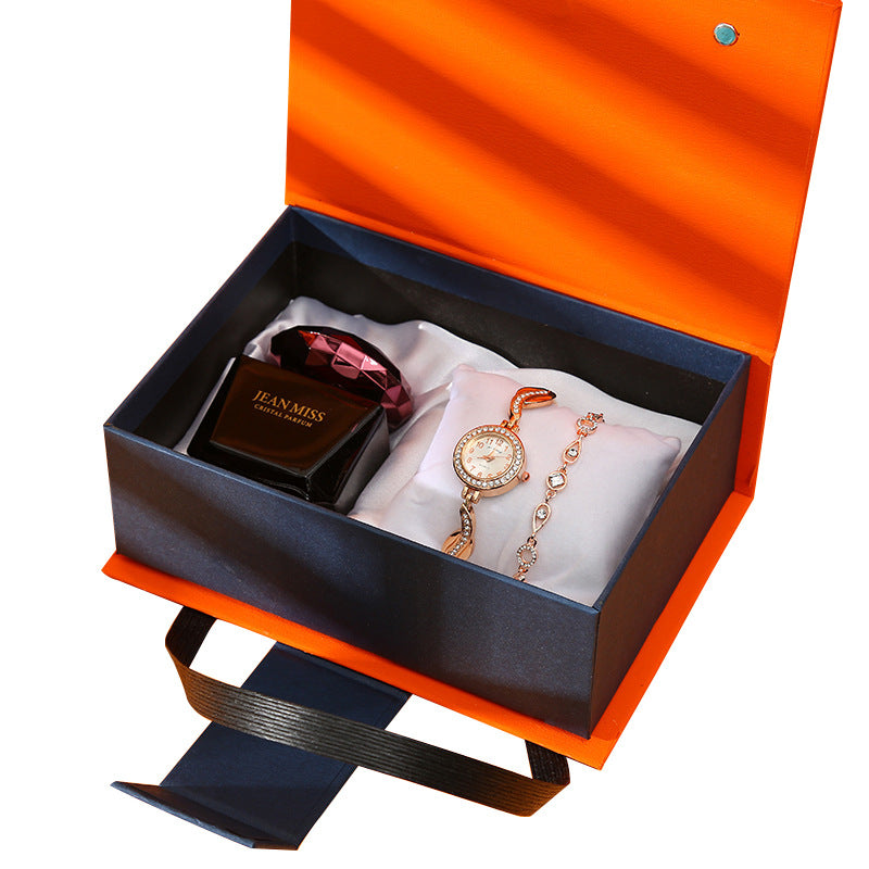 Hand Gift Set Watch Lipstick Perfume Gift Box-zoom-