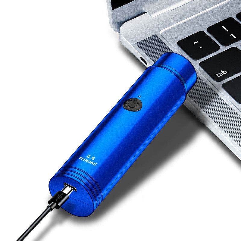 Mini Electric Shaver Portable Car Rechargeable Shaver-zoom-