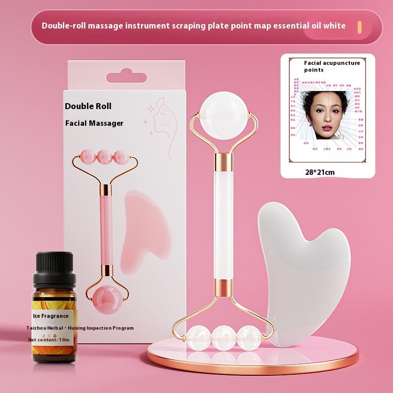 Facial Eye Scraping Massage Jade Roller-zoom-