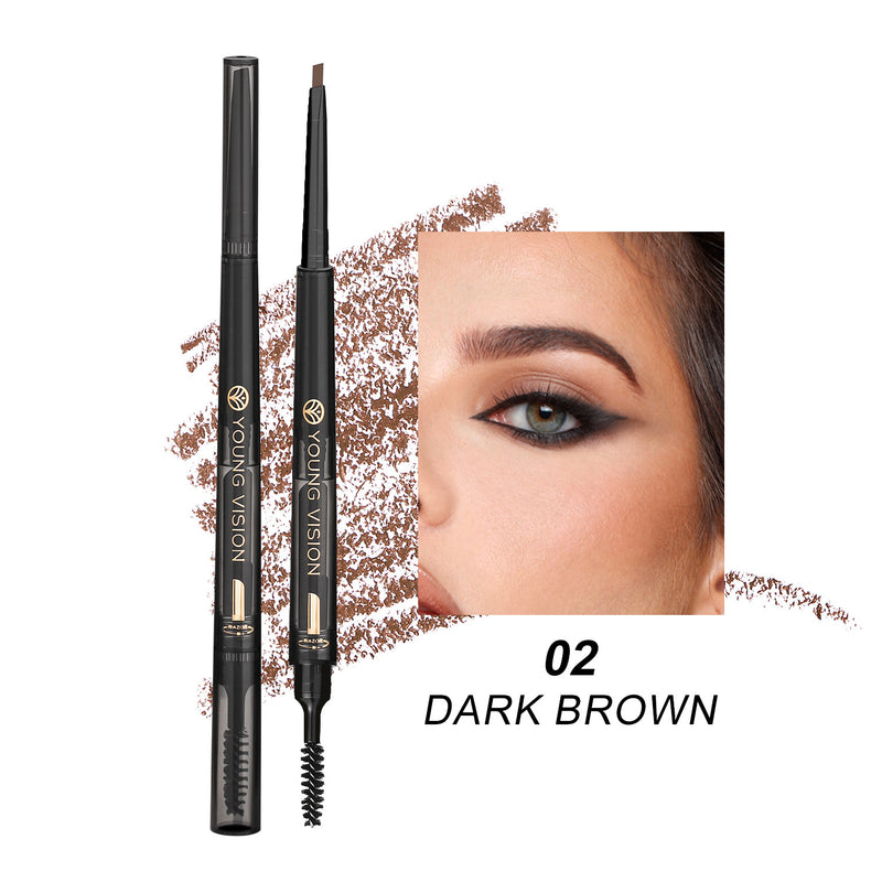 Fog Sense Three In One Eyebrow Pencil Waterproof Smear-proof-zoom-