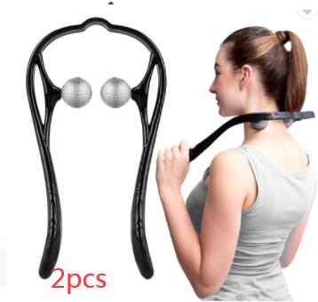 Plastic Pressure Point Therapy Neck Massageador Massagem Relieve Hand Roller Neck Massager For Neck Shoulder Trigger Point-zoom-